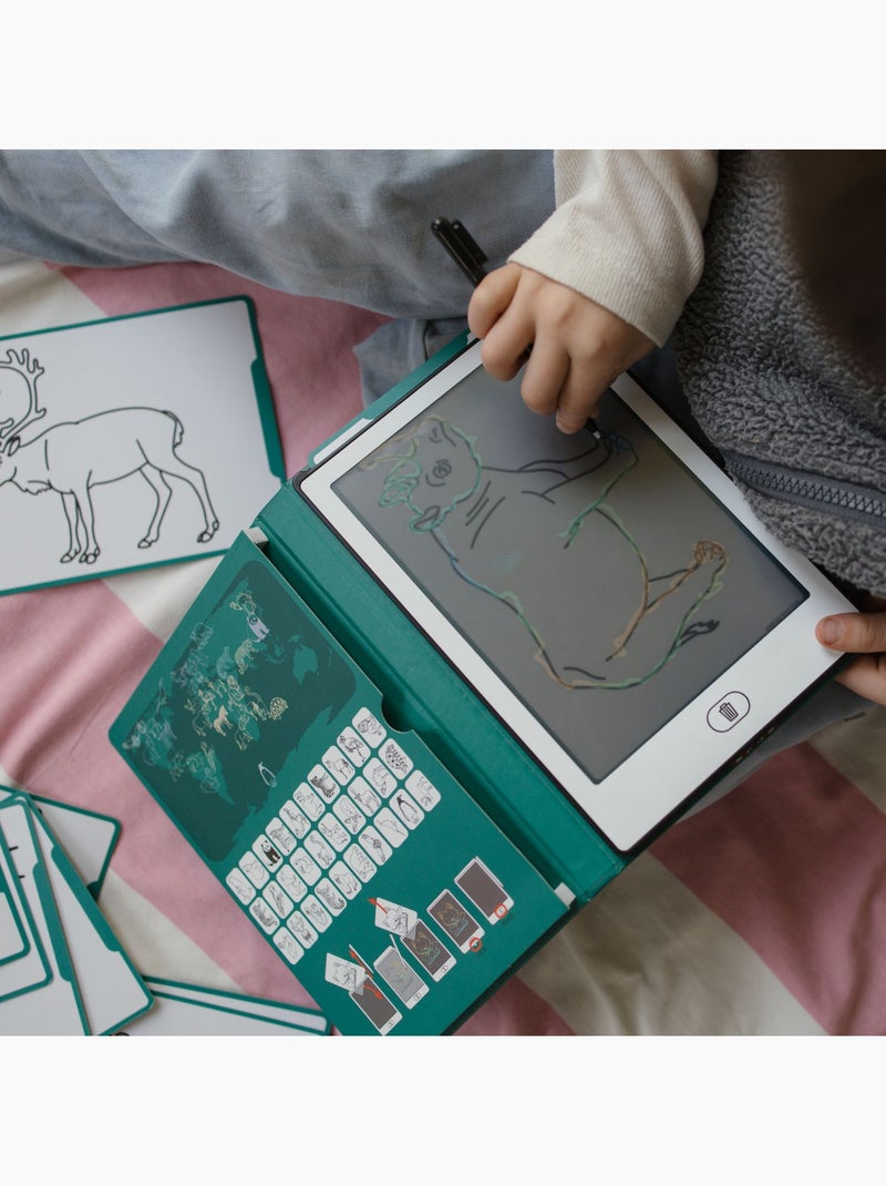 Kidywolf | Tablette à dessin enfant LCD Kidydraw Mini Vert - Kiabi