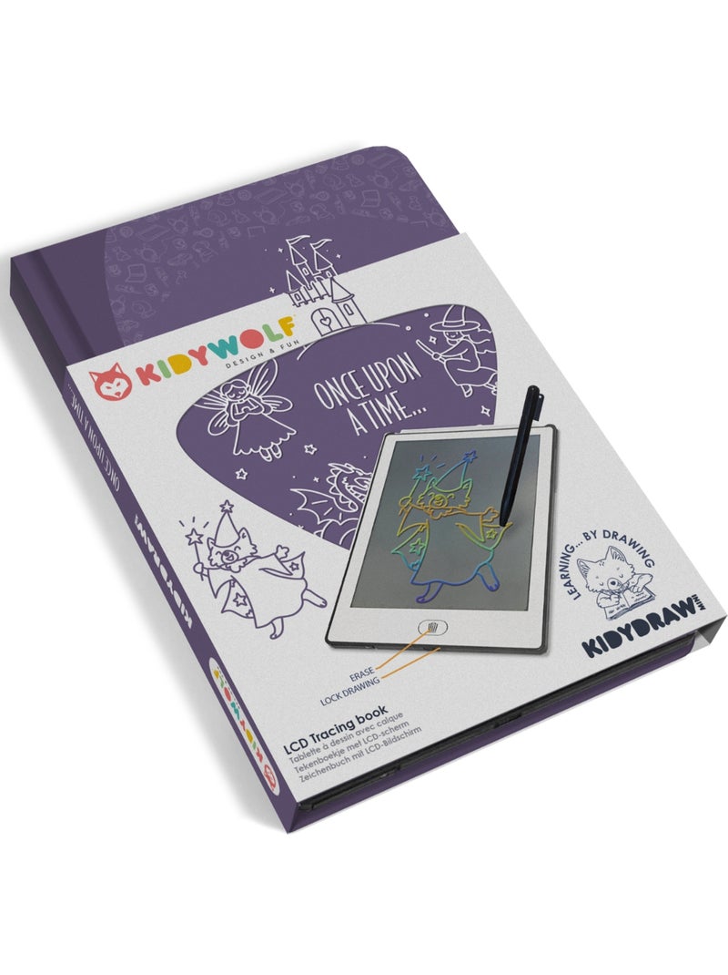 Kidywolf | Tablette à dessin enfant LCD Kidydraw Mini Violet - Kiabi