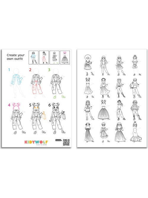Kidywolf | tablette dessin lumineuse enfant kidydraw pro - Kiabi