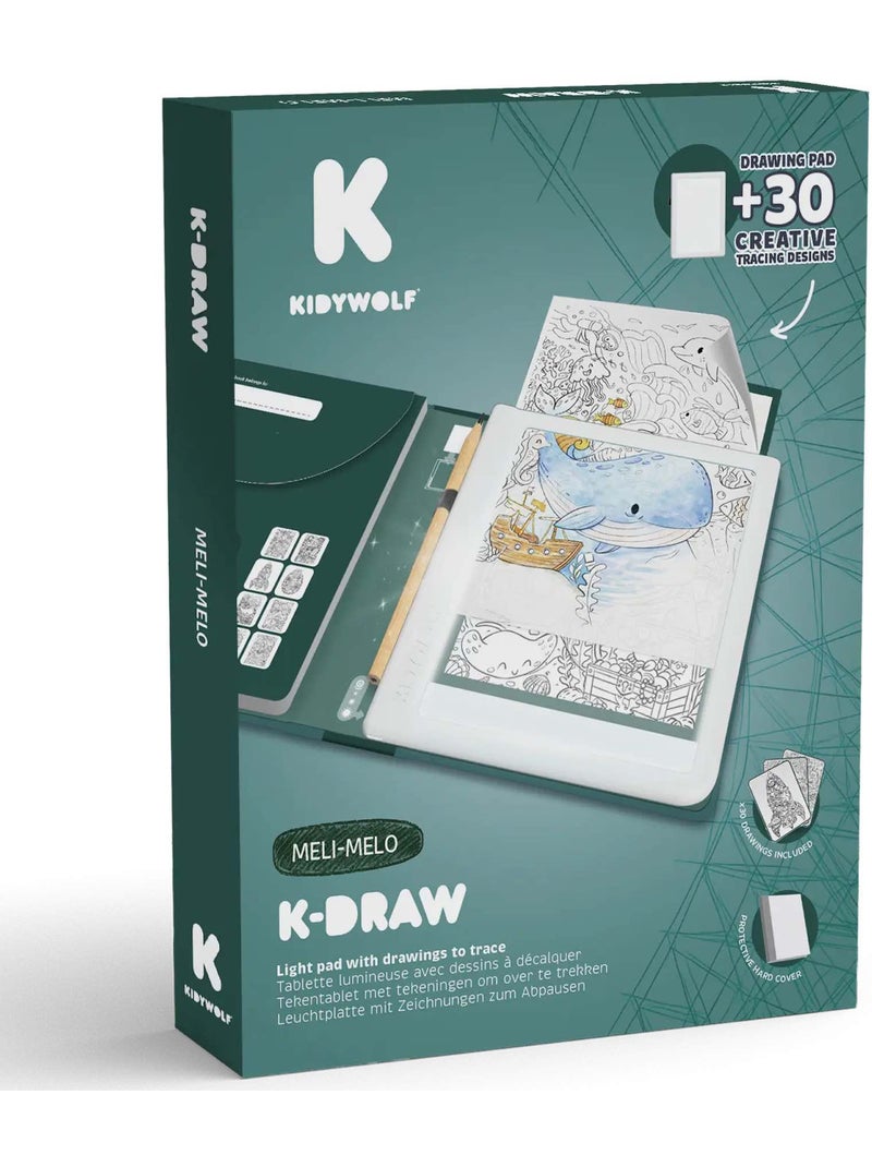 Kidywolf | Tablette lumineuse à décalquer Kidydraw Pad Vert - Kiabi