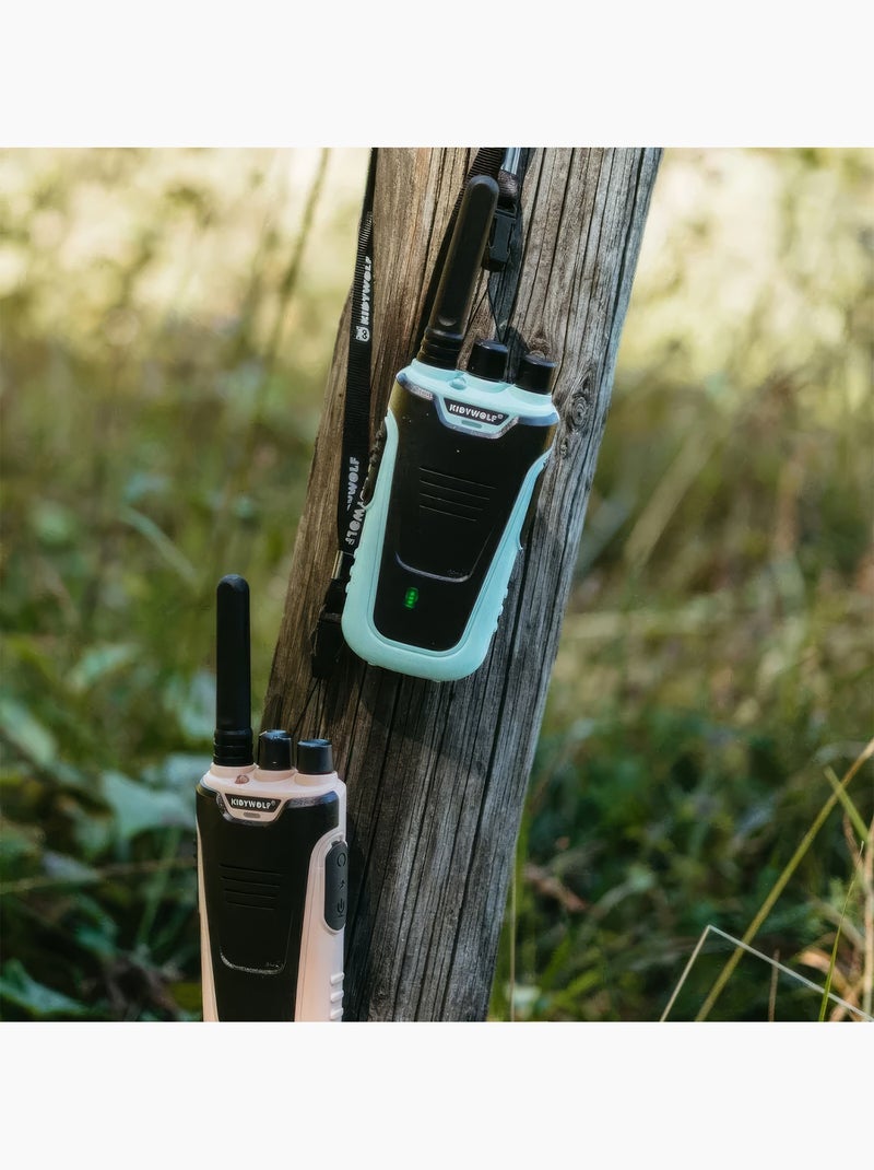 Kidywolf | talkie walkie longue portée pour enfant kidytalk Bleu turquoise - Kiabi