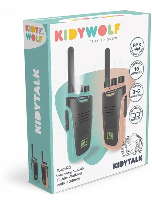 Kidywolf | talkie walkie longue portée pour enfant kidytalk - Kiabi
