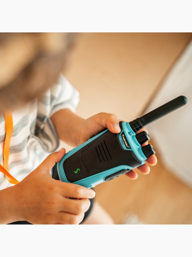Kidywolf | talkie walkie longue portée pour enfant kidytalk Bleu turquoise - Kiabi