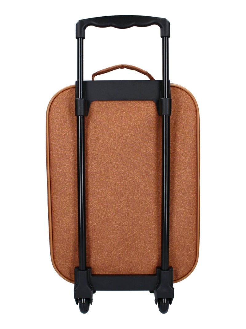 Kidzroom - Valise enfant à roulettes Marron - Kiabi
