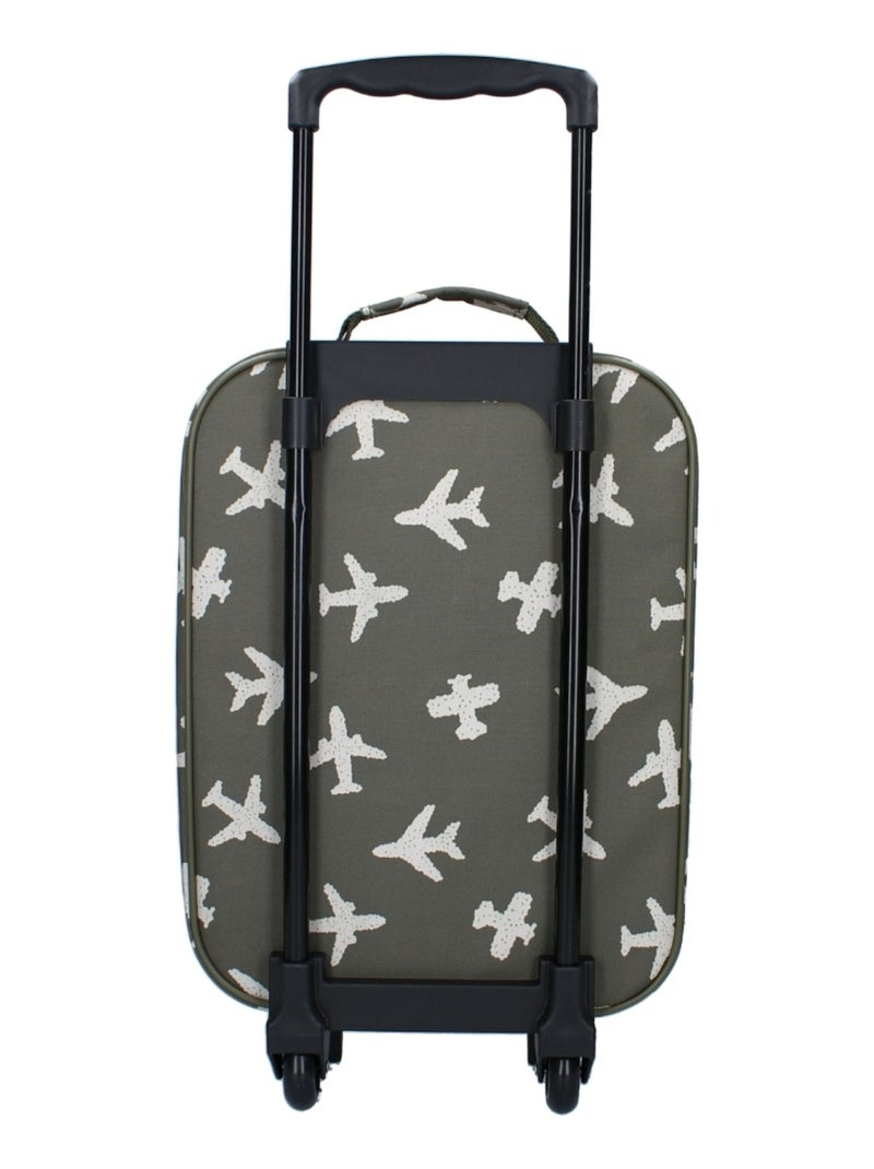 Kidzroom - Valise enfant à roulettes Vert - Kiabi