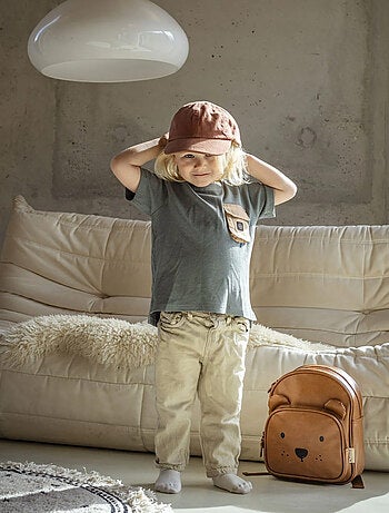 Kidzroom | Sac à dos enfant sable Ourson