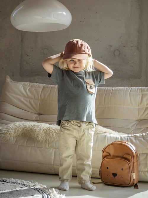 Kidzroom | Sac à dos enfant sable Ourson - Kiabi