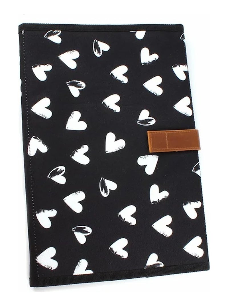 Kidzroom | Sac à langer Black & White et son matelas Coeurs Noir - Kiabi