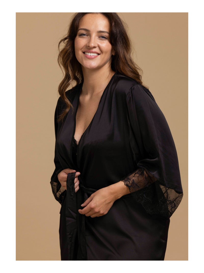 Kimono Adria Noir - Kiabi