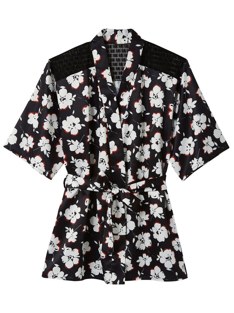 Kimono COOKIE - Camille Cerf & Pomm'Poire Noir - Kiabi