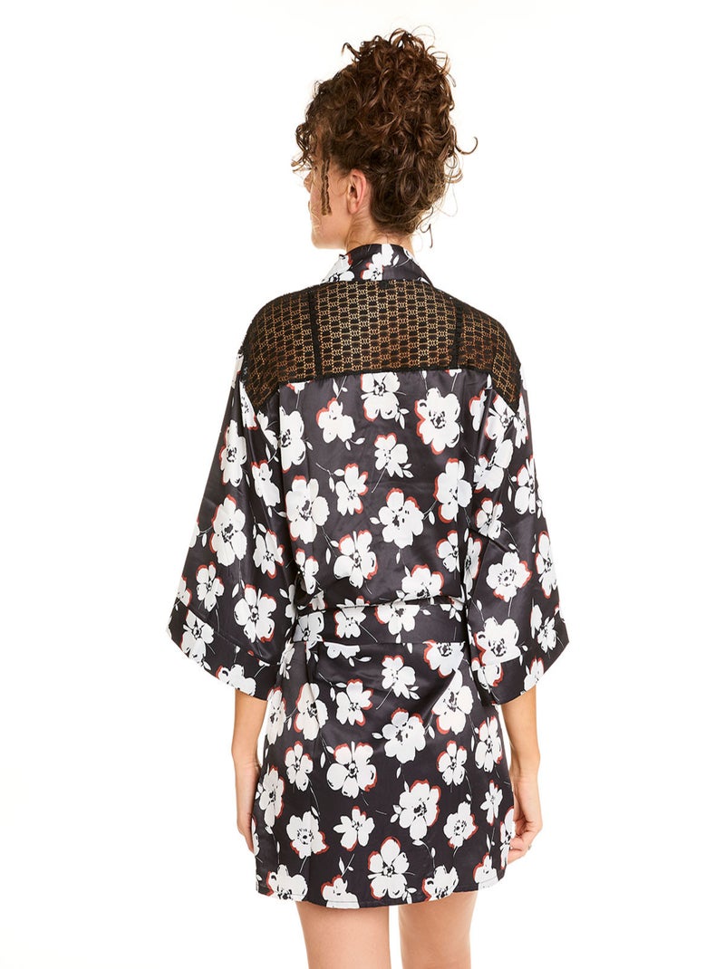 Kimono COOKIE - Camille Cerf & Pomm'Poire Noir - Kiabi