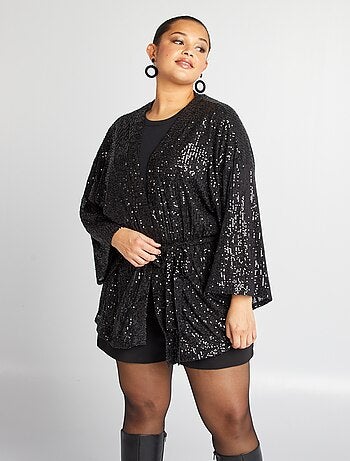 Kimono de fêtes à sequins