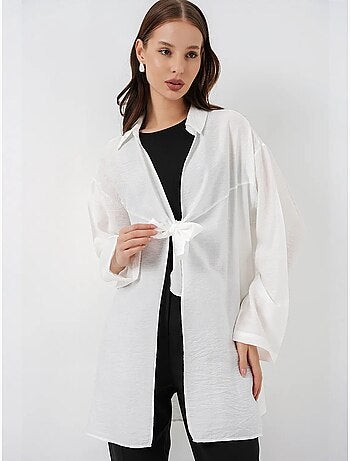 Kimono de plage à longs liens bdart