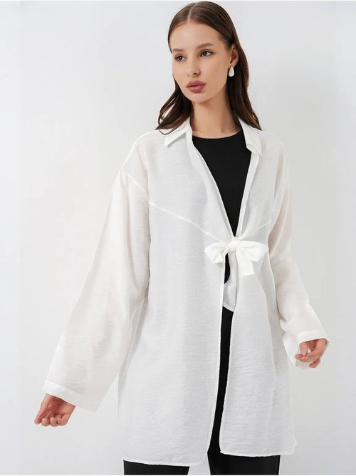 Kimono de plage à longs liens bdart - Kiabi Kimono de plage à longs liens bdart - Kiabi
