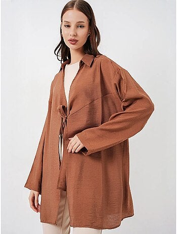 Kimono de plage à longs liens bdart
