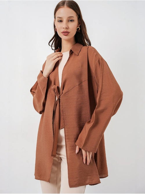 Kimono de plage à longs liens bdart - Kiabi Kimono de plage à longs liens bdart - Kiabi