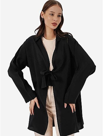 Kimono de plage à longs liens bdart