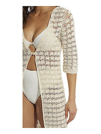 Kimono de plage manches trois-quarts Complementos