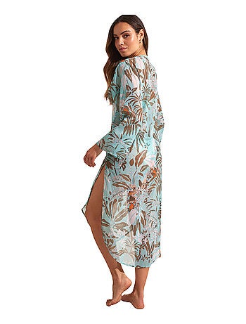 Kimono de plage mi-long AMAZONIA