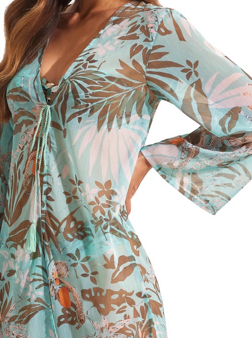 Kimono de plage mi-long AMAZONIA - Kiabi