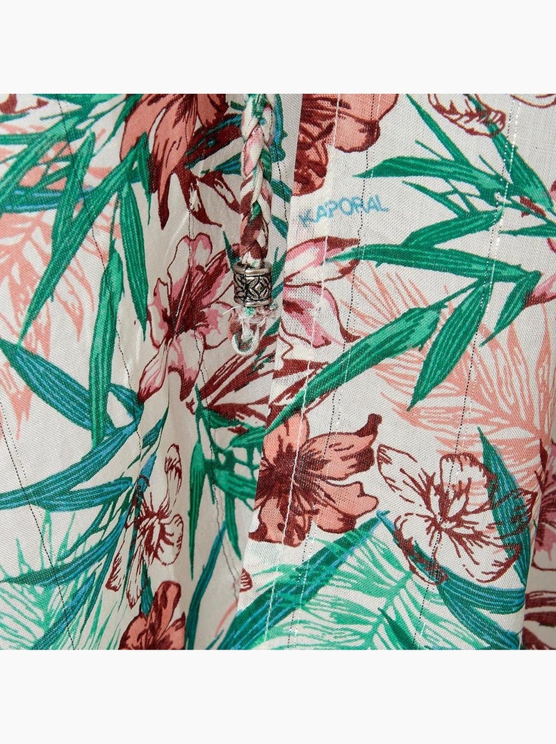 Kimono Fleuries Femme Kaporal Vert - Kiabi