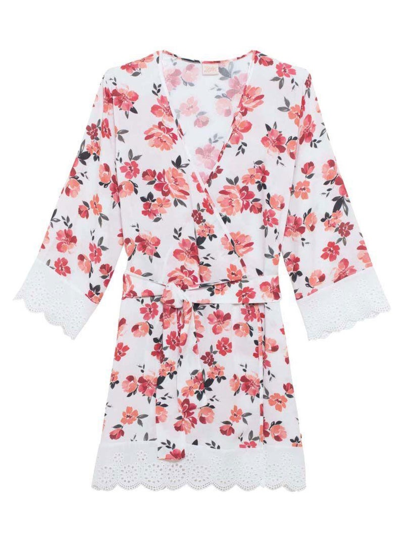 Kimono FRIMOUSSE - Brigitte Bardot Lingerie Blanc - Kiabi