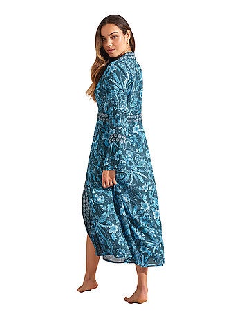Kimono long de plage ACANTHUS