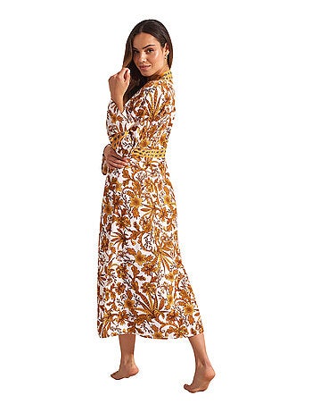Kimono long de plage ACANTHUS