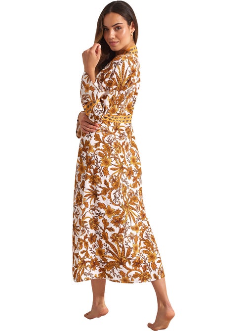 Kimono long de plage ACANTHUS - Kiabi