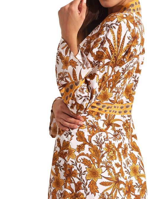 Kimono long de plage ACANTHUS - Kiabi