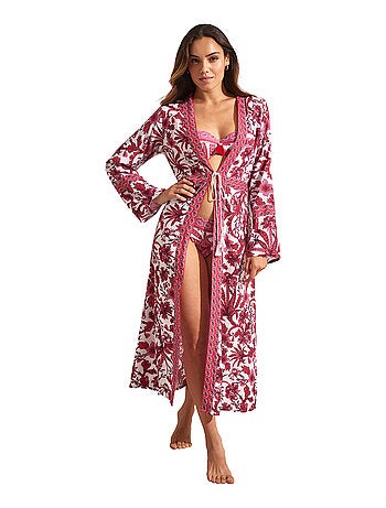 Kimono long de plage ACANTHUS