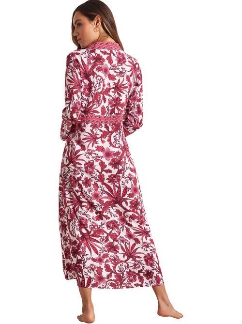 Kimono long de plage ACANTHUS - Kiabi