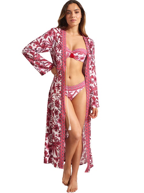 Kimono long de plage ACANTHUS - Kiabi