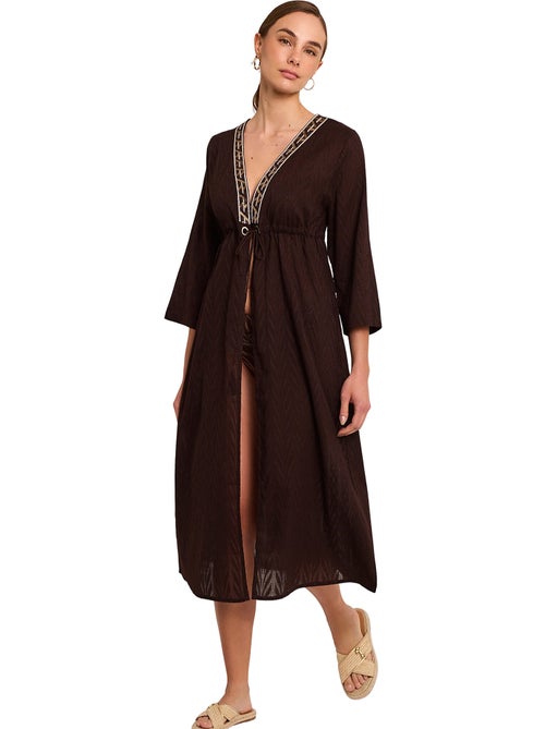 Kimono long de plage DUNA - Kiabi