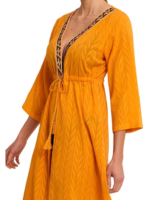 Kimono long de plage DUNA - Kiabi