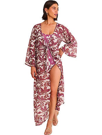 Kimono long de plage SALVIA