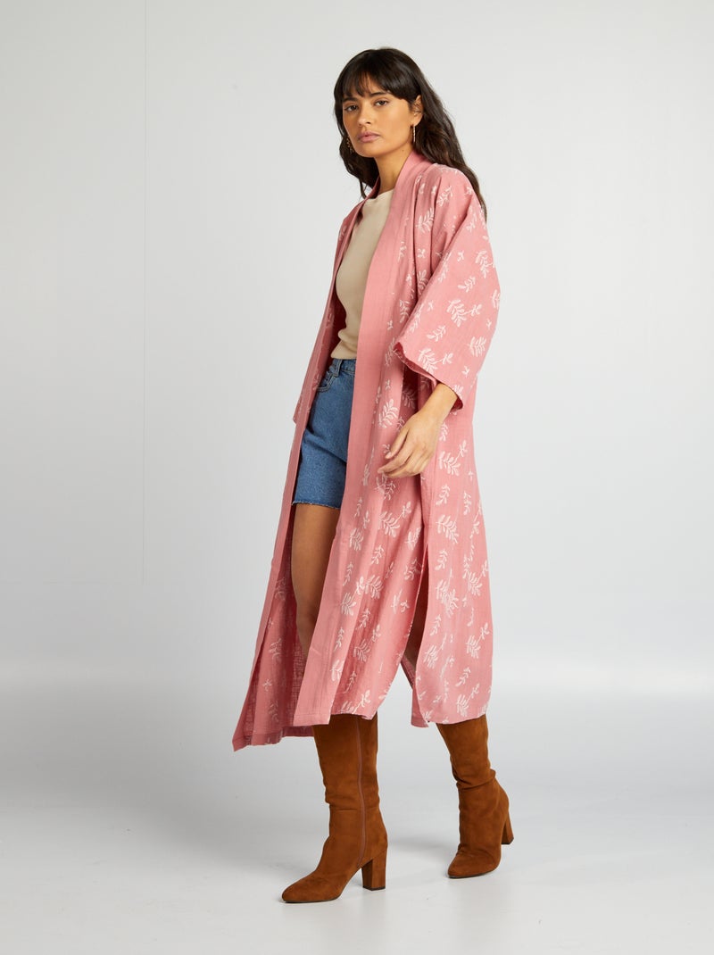 Kimono long Rose - Kiabi