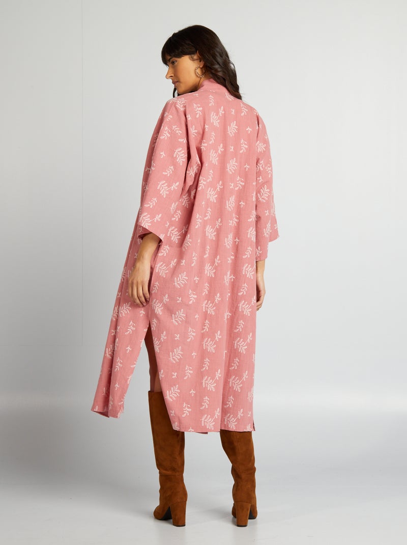 Kimono long Rose - Kiabi