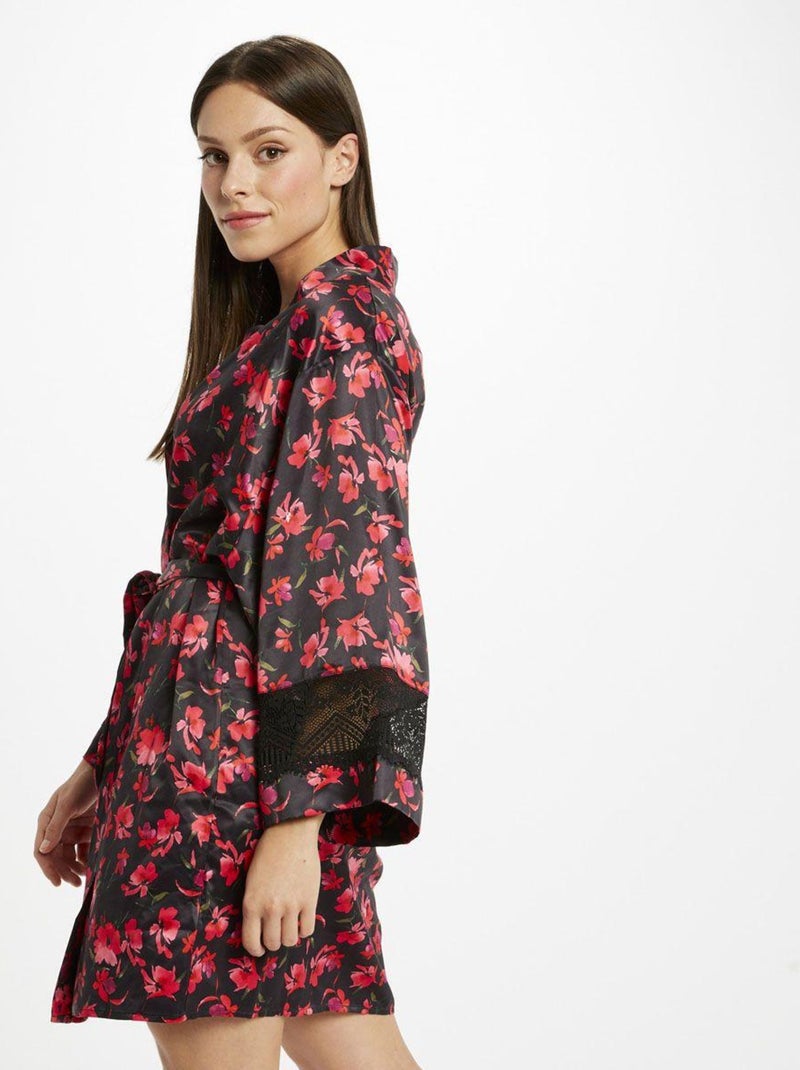 Kimono LOREN - Morgan Lingerie Noir - Kiabi