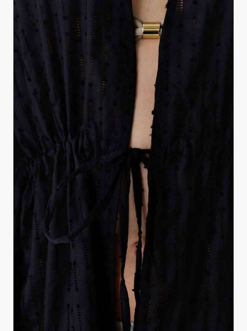 Kimono mei penti Noir - Kiabi