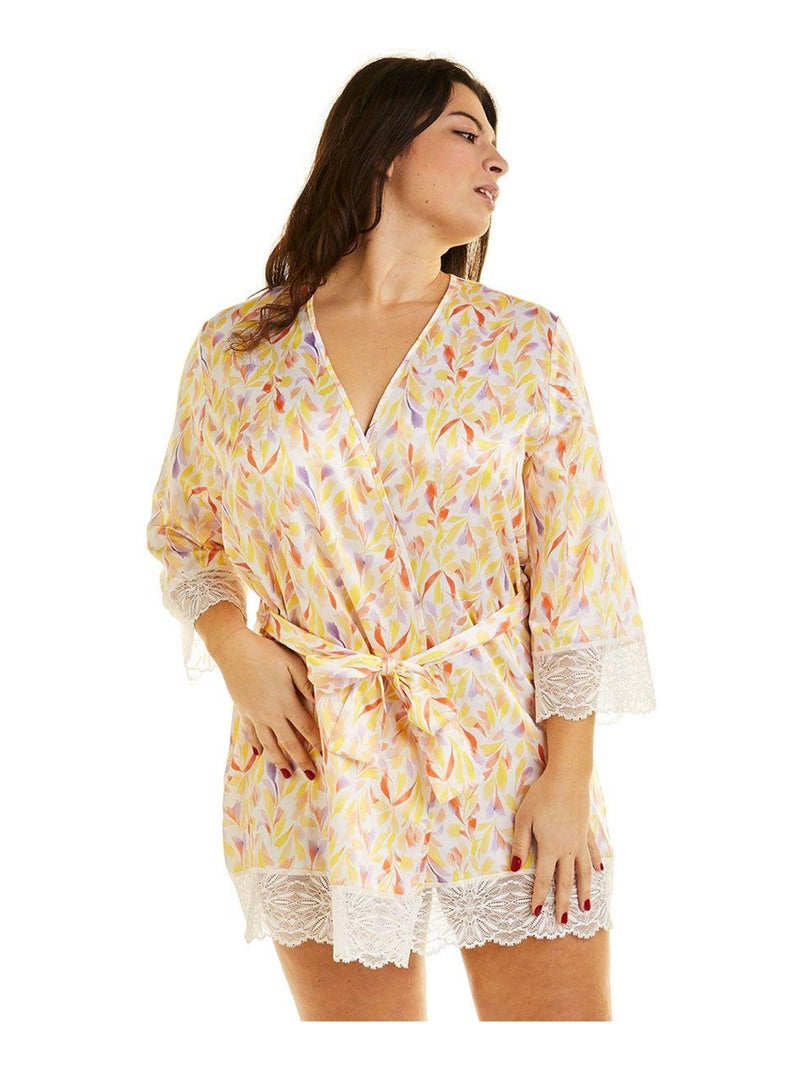 Kimono PAMPA - Camille Cerf & Pomm'Poire Blanc - Kiabi