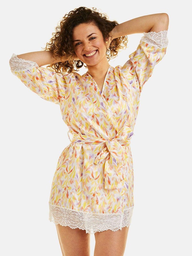 Kimono PAMPA - Camille Cerf & Pomm'Poire Blanc - Kiabi