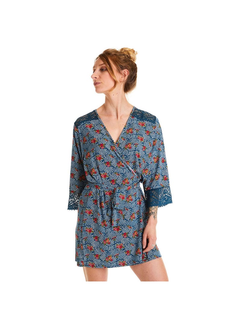 Kimono PAPRIKA - Pomm'Poire Bleu - Kiabi