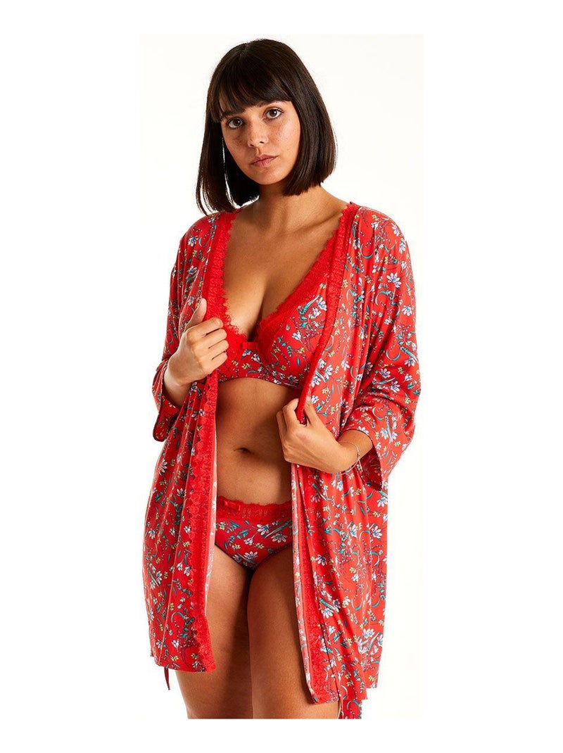 Kimono ROUGE - Pomm'Poire Rouge - Kiabi