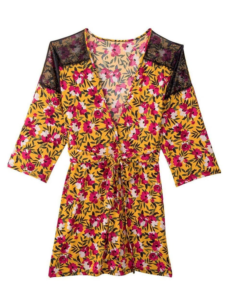 Kimono SHAKER - Pomm'Poire Jaune - Kiabi