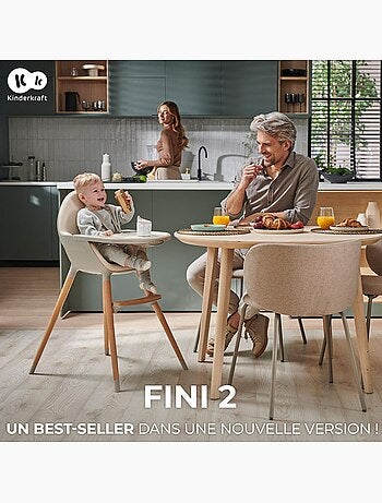 Chaise haute 2en1 fini 2 modèle pratique et confortable