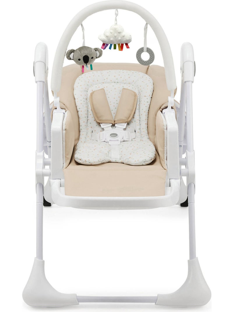 Kinderkraft - chaise haute 2 en 1 tummie Beige - Kiabi