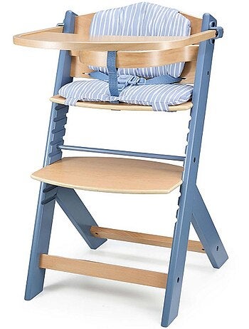 Chaise Haute Kinderkraft ENOCK 3 en 1 Évolutive jusqu’à 35 kg avec Repose-Pieds Réglable
