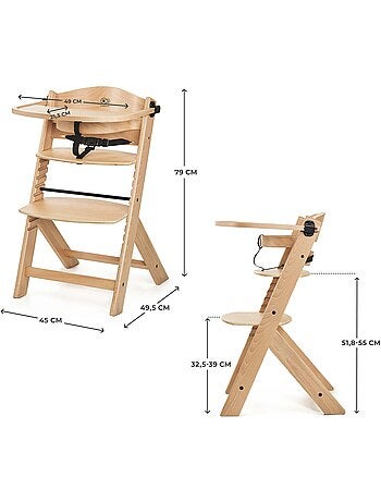 Kinderkraft - chaise haute évolutive enock