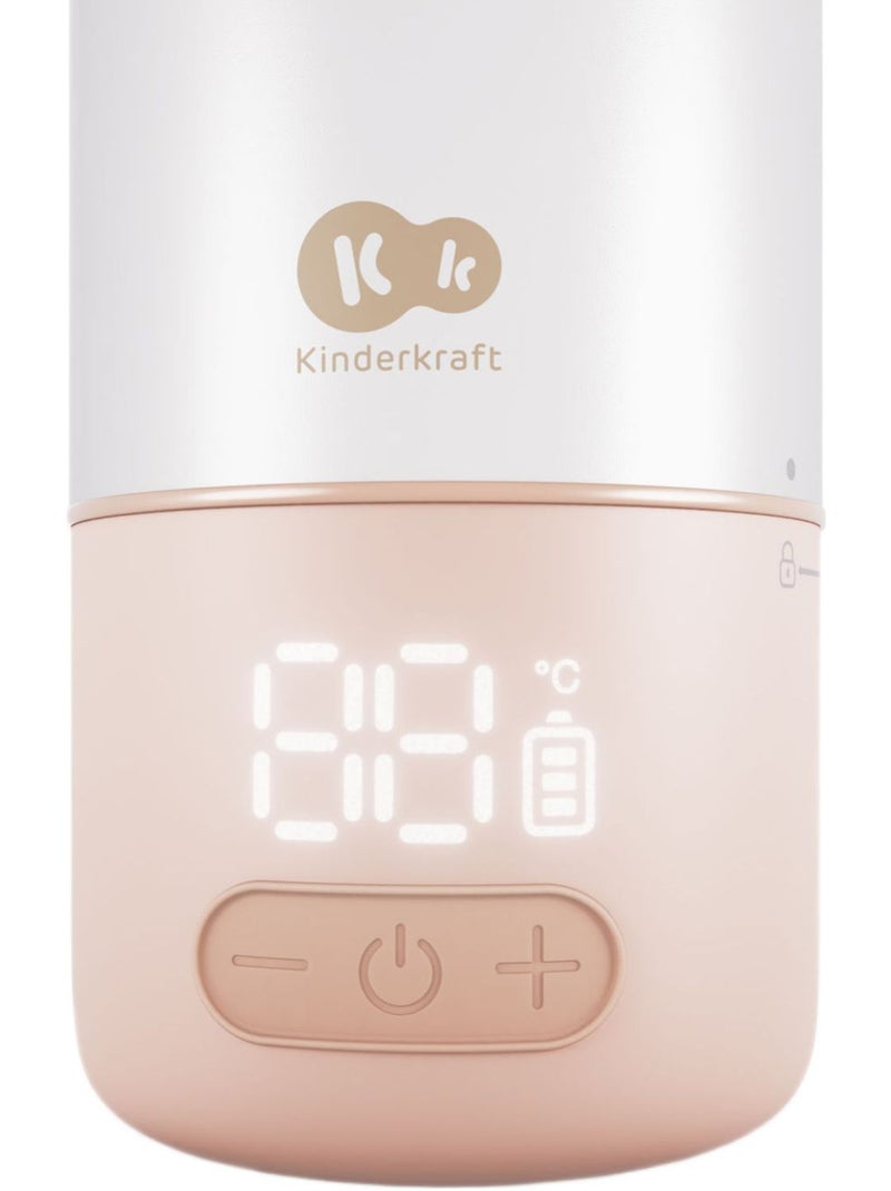 Kinderkraft - chauffe-biberon nomade 2 en 1 gaja Rose - Kiabi